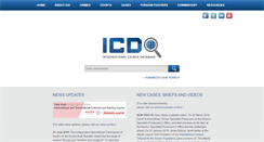 Desktop Screenshot of internationalcrimesdatabase.org
